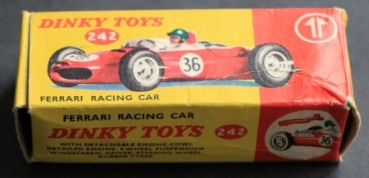 Dinky Toys England Ferrari Racingcar 1965 original box (6780)